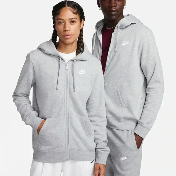 Nike Women's Gray Hoodie Jacket - Picture 1 of 6